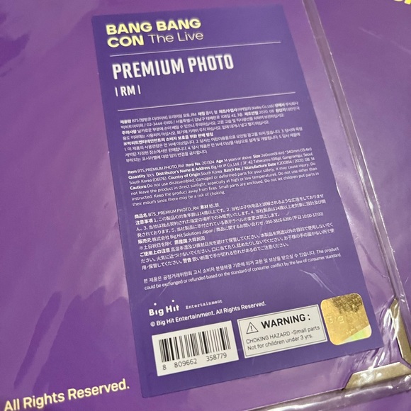 Official BTS Bang Bang Con RM & Jin Premium Photos - Picture 2 of 4